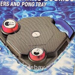 Haut-parleur Bluetooth flottant étanche avec plateau de pong LED Ion Party Audio