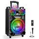 Haut-parleur Bluetooth Sans Fil 12 Subwoofer Party Bass Sound Karaoke System Avec Microphone