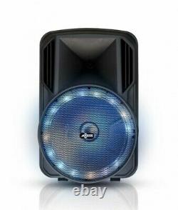 Haut-parleur Loud Party 12 Bluetooth Avec Radio Fm Led Usb/sd Aux USA Vendeur
