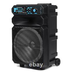 Haut-parleur Portable Bluetooth 2000w Subwoofer Heavy Bass Sound System Party 12''