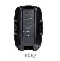 Haut-parleur Portable Bluetooth Party 7 500 W 15 Pouces Microphone Sans Fil &