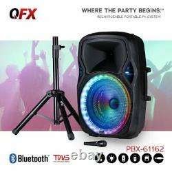 Haut-parleur Portable Bluetooth Party Microphone Sans Fil De 15 Pouces, Support