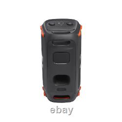 Haut-parleur de fête portable JBL Partybox 110 avec lumières intégrées et résistant aux éclaboussures.