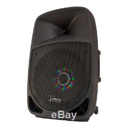 Ibiza Sound System Portable Party-12led 12 700w Sans Fil Bluetooth MIC Sd Usd