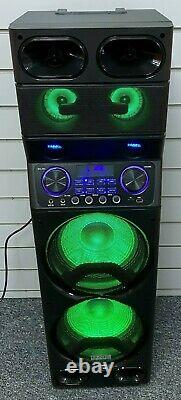 Ibiza Sound Ts450 2 X10 Sound System 450w Led Speaker Pa Dj Party Bluetooth