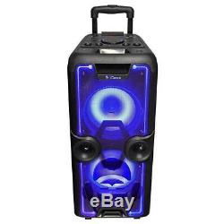 Idance Megabox 2000 400w Système De Sonorisation Et De Lumière Bluetooth Portable