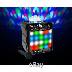 Ion Audio Party Rocker Effets Haut-parleur Bluetooth Avec Light Show Et Microphone