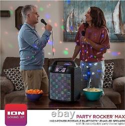 Ion Party Rocker Max Haut-parleur Portable Avec Lumières De Partie Personnalisablest