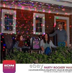 Ion Party Rocker Max Haut-parleur Portable Avec Lumières De Partie Personnalisablest