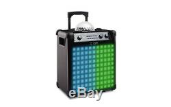 Ion Party Rocker Max Ipa73p Sans Fil Rechargeable Haut-parleur Portable Withlights Nouveau