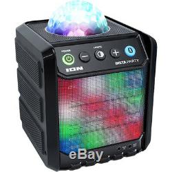 Ion Rechargeable Insta Party Bluetooth Haut-parleur Sans Fil Avec Disco Party Lights
