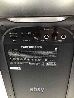 Jbl Partybox 100 Party Bluetooth Puissant Haut-parleur Portable Avec Light Show Demo (1)