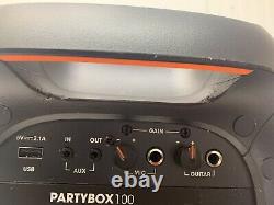 Jbl Partybox 100 Puissant Portable Bluetooth Party Speaker W Light Show Démo