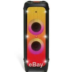 Jbl Partybox 1000 Portable Party Bluetooth Président Lightshowithdj & Karaoké-noire