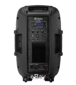 Karaoké De Système De Son D'équipement Portatif De Plancher De Dj De Haut-parleurs Portatifs 1500w Bluetooth