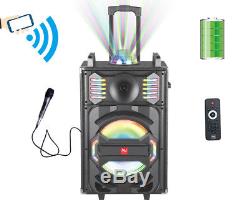 Le Meilleur Haut-parleur Portatif De Pa De Bluetooth De Karaoke Extérieur De Partie De Pro 10 Rechargeable