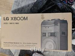 Lg Ok55 Xboom 500w Sans Fil Megasound Dj Party Speaker Système Hi-fi Avec Lumières