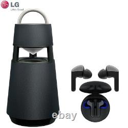 Lg Xboom 360 Haut-parleur Sans Fil Bluetooth Omnidirectionnel Portable + Écouteurs Lg