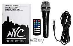 Nyc Acoustics N15br 15 Enceinte Rechargeable Bluetooth 600w Avec Microphone