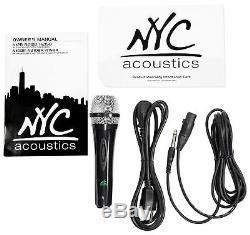 Nyc Acoustics N215b Double 15 800w Alimenté Dj Party Bluetooth, Lumières + Micro