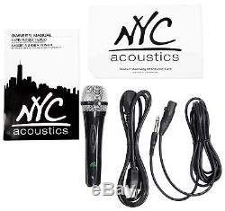 Nyc Acoustics N215b Dual 15 Enceinte De Soirée Dj Alimentée 800w Bluetooth, Lumières + Micro