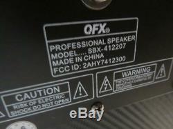 Ofx Modèle Sbx-412207 Enceinte Bluetooth Avec Amplificateur Intégré Pa Party