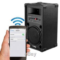 Partie Du Système De Haut-parleurs Amplifiés Frisby Avec Télécommande Radio Fm Bluetooth Usb Sd