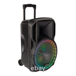 Party Light Sound Party-12rgb Batterie Pa Speaker Sound System Bluetooth + MIC
