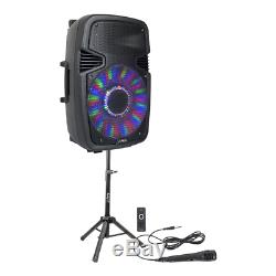 Pls 15 800w Active Speaker Pa Sound System Bluetooth Support + Microphone