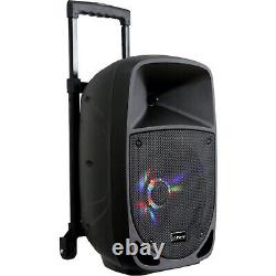 Pls 300w Portable Sound System Bluetooth Garden Party Speaker Karaoke Dj Mic, Fm
