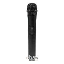 Powered Portable 2x6.5 Inch Party Karaoke Haut-parleur Led Bluetooth, MIC & Remote