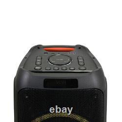Powered Portable Dual 12 Party & Karaoke Haut-parleur Led Bluetooth, MIC & Remote