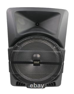 Pyle Pphp1244b, Portable Bluetooth Pa Et Party Speaker Avec Lumières, Noir
