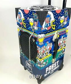 Rayons! Pbr Pabst Blue Ribbon Beer Party Speaker Portable Boombox W Guitar Amp Usb