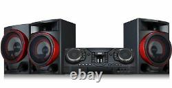 Salut Fi Sound System 2900w Puissante Basse Bluetooth Karaoke Party Audio CD Radio