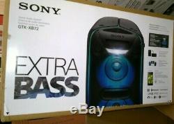 Sony Gtk-xb72 Sans Fil Megasound Party Président Noir 470w Bluetooth Nfc Usb