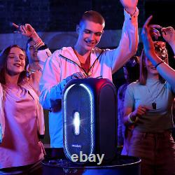 Soundcore Rave+ Portable Bluetooth Party Speaker 107db Bass Sound Led Light Show