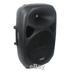 Staraudio 15 Pouces 2500w Amplifies Actif Dj Speaker System Scène Party Président
