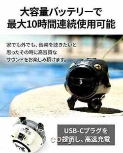 Subwoofer Extérieur Gravastar, Portable Party Flare Red Bluetooth Speaker Japon