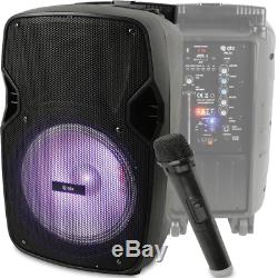 Système De Son Batterie / Secteur 10 Haut-parleurs Usb Bluetooth Karaoké Dj Inc Radio MIC