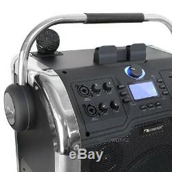 Système De Sonorisation Portable Nakamichi Pro 18 Haut-parleur De Fête Bidirectionnel Bluetooth Usb 300w