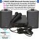 Système Karaoké Bluetooth / Kit - Amplificateur Sans Fil / Lecteur - Haut-parleurs Et Microphones
