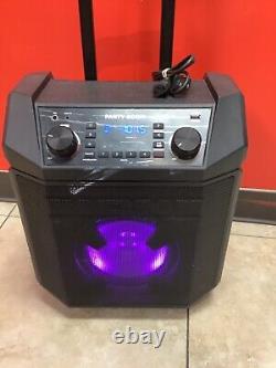 Système de haut-parleurs rechargeable ION Party Boom avec lumières haute puissance 108013-1 JE OBO