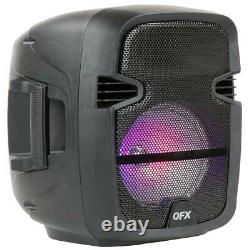 Twin 8-in Wireless House Party Speakers Avec Stands Et Deux Micro